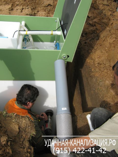 Установка автономной канализации Топас для дачи с постоянным проживанием